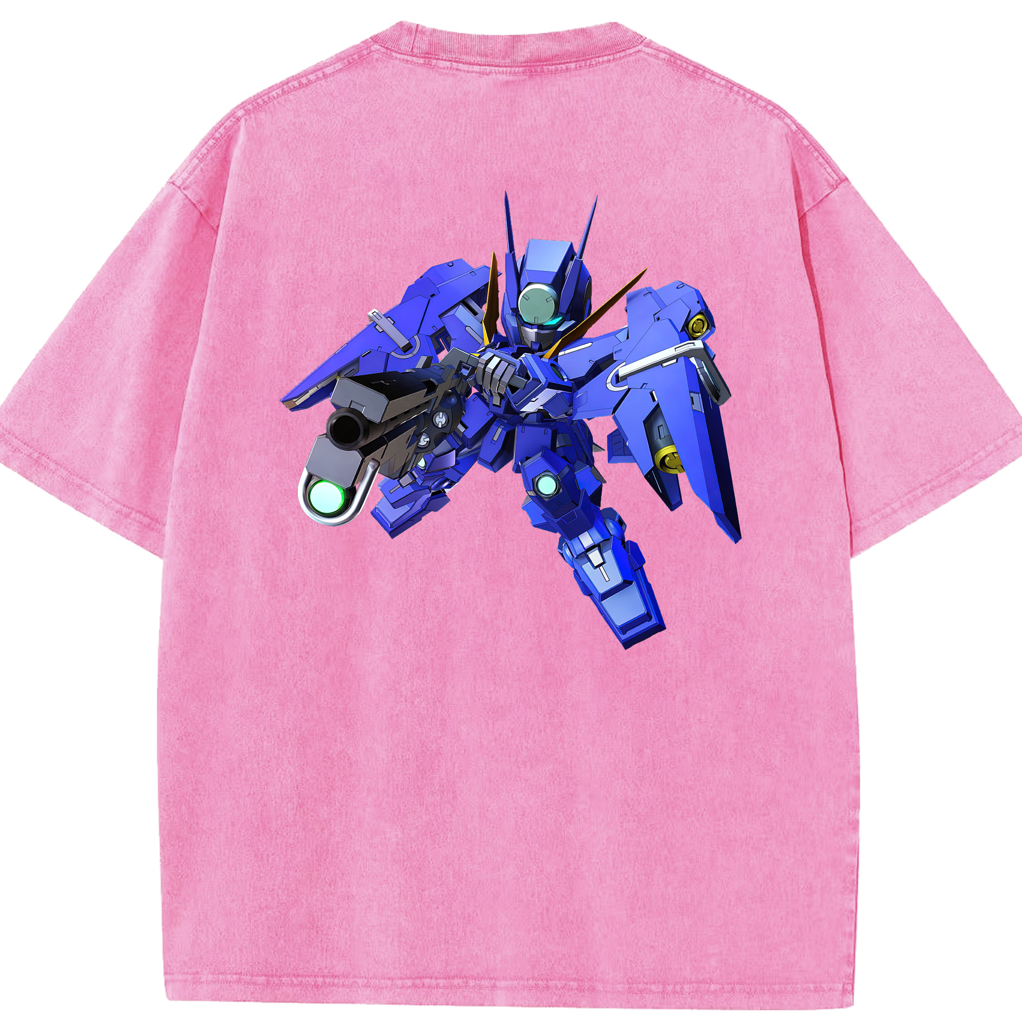 （画像用） 機動戦士ガンダム Mobile Suit Gundam 綿100% ヴィンテージ風 半袖Tシャツ（背面プリント）
